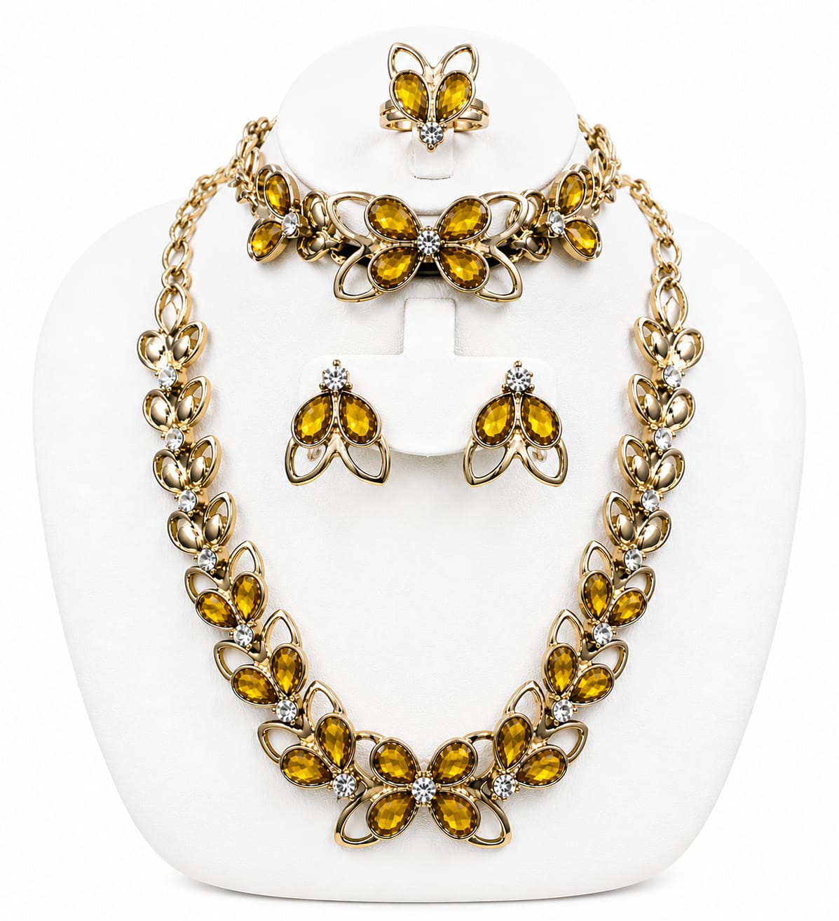 Elegant Gold Necklace Set