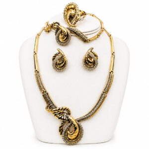 Luxury Gold Jewelry Set