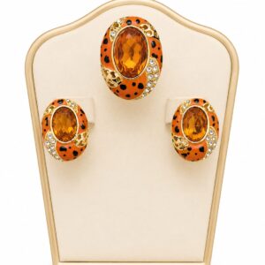 Luxury Orange Crystal Mini Set