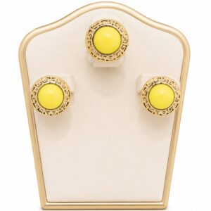 Elegant Yellow Mini Jewelry Set