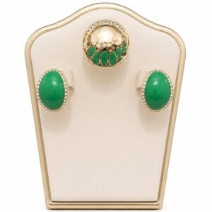 Elegant Green Mini Jewelry Set