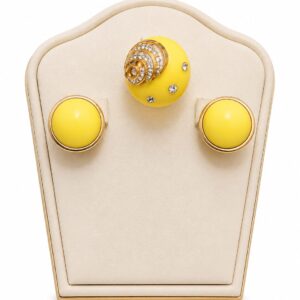 Luxury Yellow Spiral Mini Jewelry Set